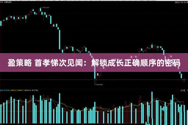 盈策略 首孝悌次见闻:解锁成长正确顺序的密码
